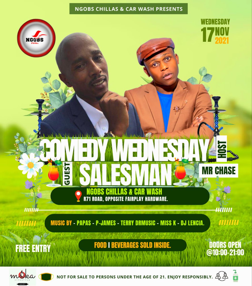 Hellow There🔥🔥 Let's Meet Tomorrow At Ngobs Chillas. 🔥🔥 Be There Or Be Told🔥🔥
. 
. 
Follow <a href="/Salesman312/">CollenSalesmanChepi</a> For More Memes🤣. 
. 
. 
Want To Get Featured? Follow And Tag Me On Your Posts💯
.
.
.
.
.
.
#love #salesmandecomedian  #botsisa #comedyshow