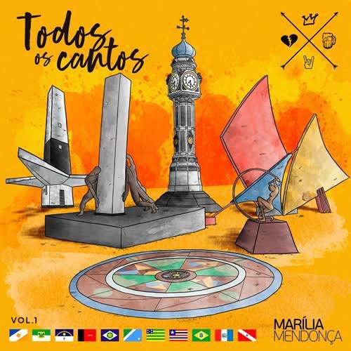 tracklist's tweet photo. O álbum “Todos os Cantos Vol.1”, de Marília Mendonça, se tornou oficialmente o álbum brasileiro mais transmitido da história do Spotify com quase 1.1 BILHÃO de streams! https://t.co/JoAQ5pMGEE