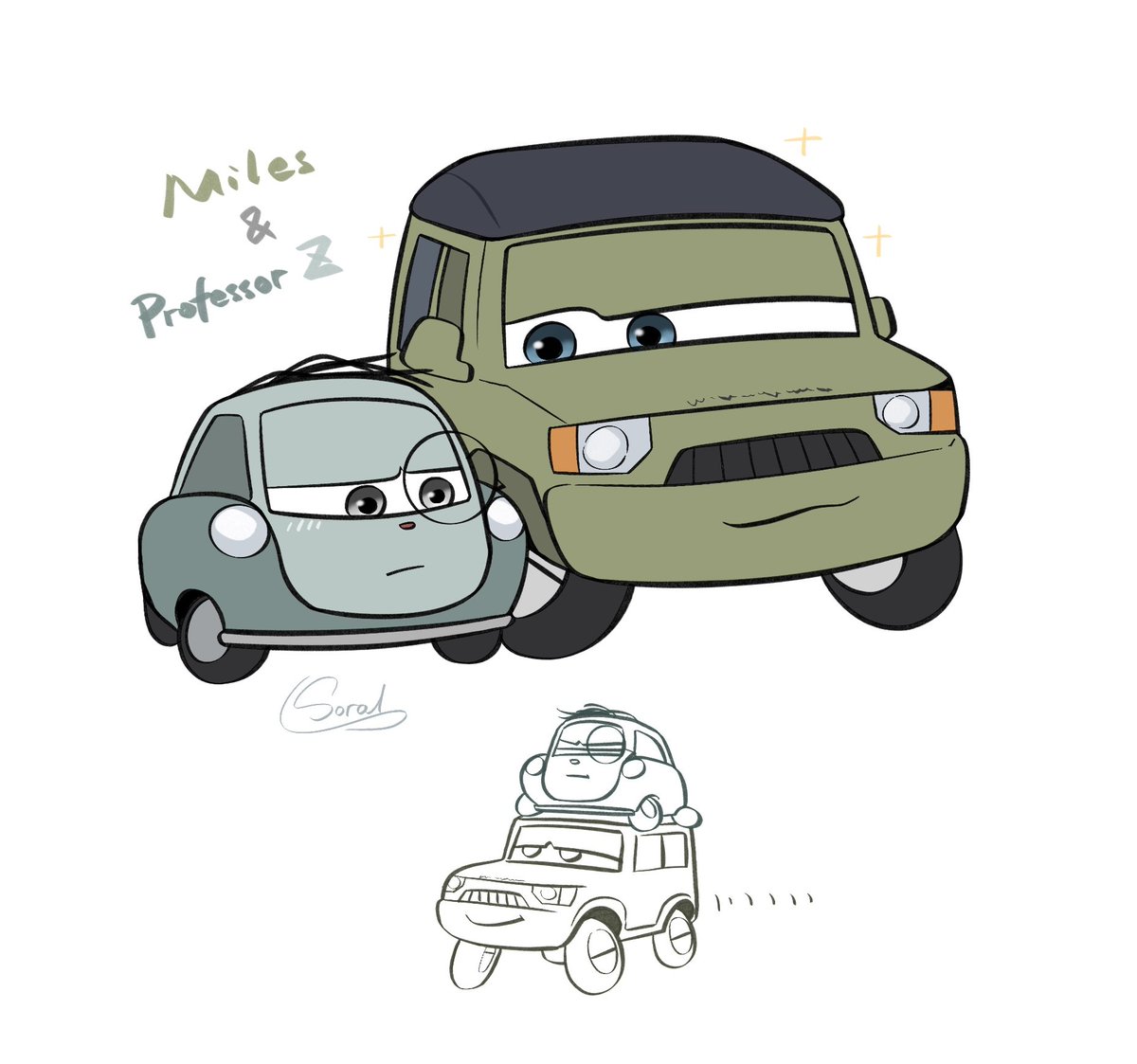 🇬🇧Miles x Z🇩🇪 🔹🔸🔹🔸🔹🔸🔹🔸 🤤🖌 #カーズ #カーズ2