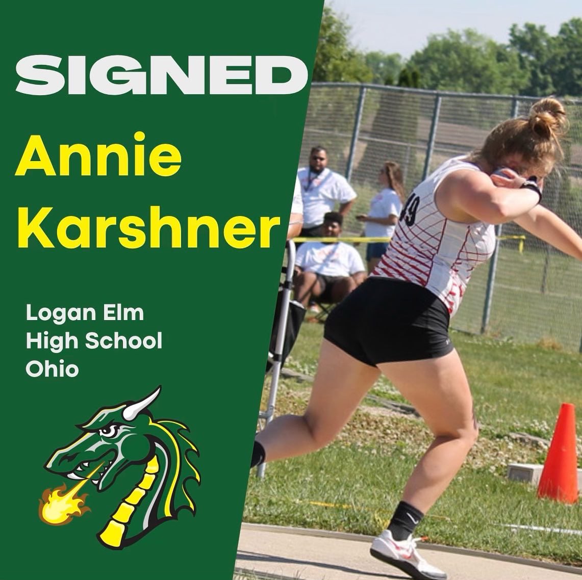 annie_karshner's tweet image. Officially a dragon ❤️ So excited for this next step in my life 🐉 @TiffinXCTF