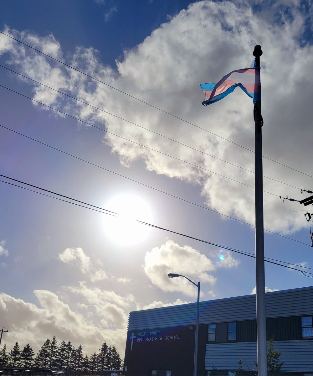mssmallhth's tweet photo. @hthtigers flying our flag for Transgender Awareness Week! https://t.co/NpFhUxCl0t