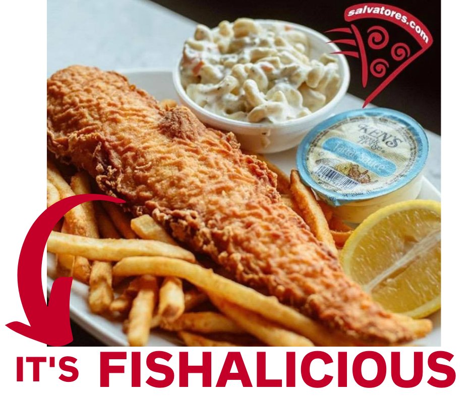 It's FISHALICIOUS every day of the week inside your favorite Salvatore's location. #585Eats #RochesterFood #RocSeafood