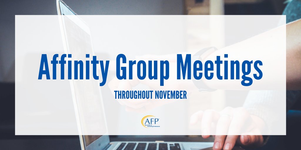 AFPIHQ's tweet photo. Interested in having thoughtful conversations with like-minded individuals in fundraising? Join today’s LGBTQ+ Affinity Group meeting at 1:00 p.m. EST and plan to expand your network! 

Register! ➡️ https://t.co/ReDIva31yT https://t.co/hTVKng9q2T