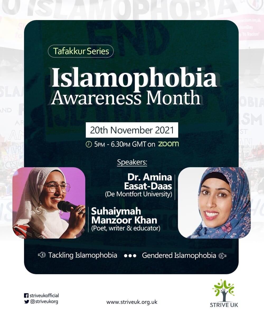 EuropeanMuslimN's tweet photo. Listen to Dr. Amina Easat-Daas @aeasat about tackling #Islamophobia and #gendered #Islamophobia 

https://t.co/lE3i9ArhyP

#IslamophobiaAwarenessMonth https://t.co/ZHnfEonC1c