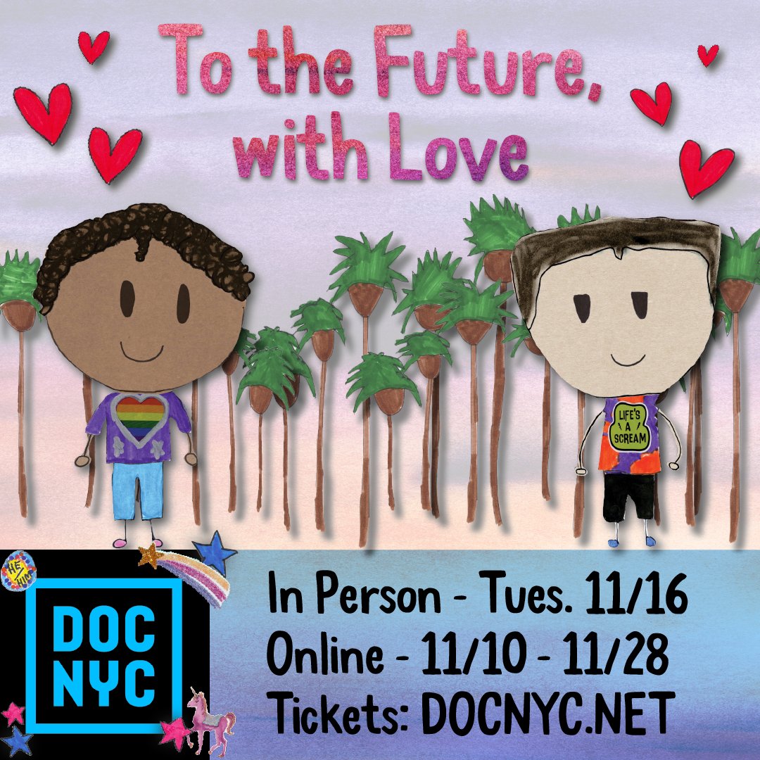 Today's the day! Watch <a href="/TTFWL_film/">To the Future, with Love</a> at <a href="/DOCNYCfest/">DOC NYC</a>. We promise you'll get all the feels. In person or online. #futurewithlove Tickets: docnyc.net/film/to-the-fu…