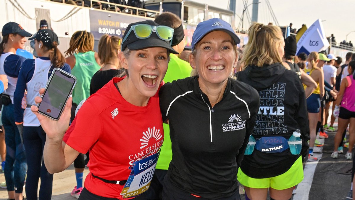 nycmarathon's tweet image. 👀  Spotted at the #TCSNYCMarathon finish line: Some of the famous faces that came out to help us celebrate #50YearsRunning!