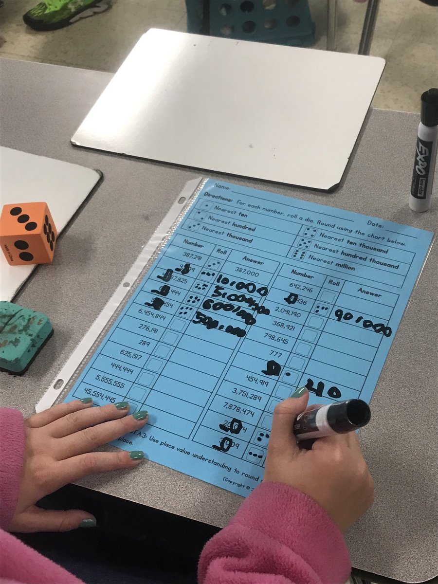 GMSDmathcoach's tweet photo. Math stations and a little friendly competition has these teams working hard.  #mathisfun ⁦@gmsdk12⁩ ⁦@TLAinstructsup⁩ ⁦@JasonGmsd⁩ ⁦@WeAreRiverdale⁩ https://t.co/f4SqhwQBH0