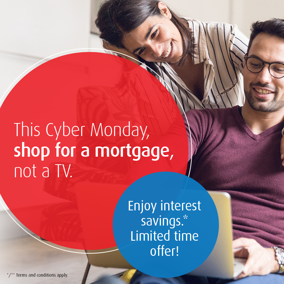 This Cyber Monday, enjoy interest savings on a new 5-Year Variable Rate Closed Term Mortgage.*/** Visit bmo.com/cybermondaymor… for details or let’s connect today.