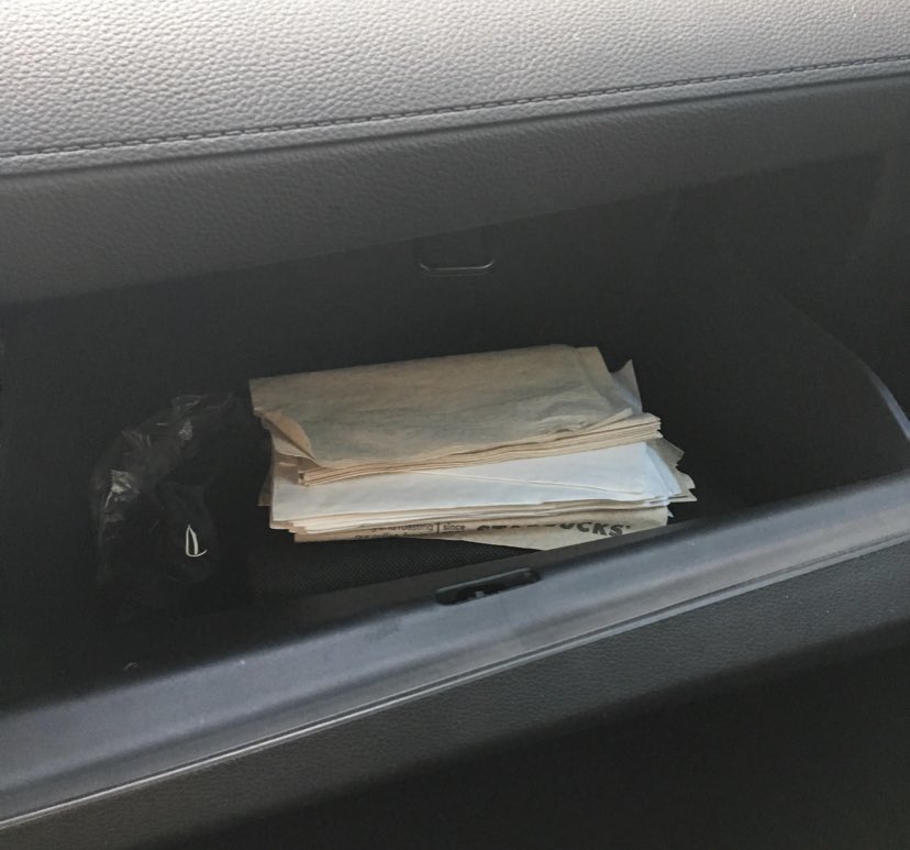 The Midwestern urge to take a handful of napkins from any restaurant and put them in the glove box