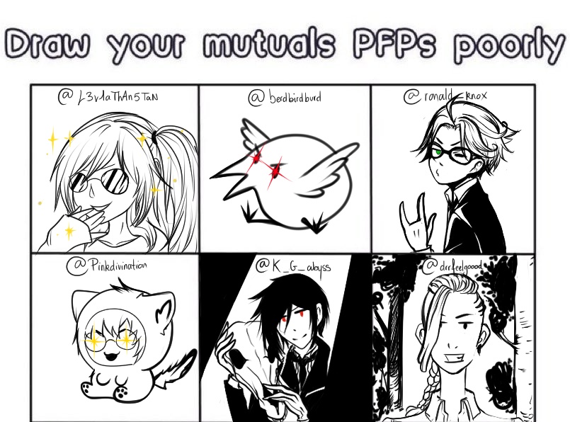 It's not poor but yall just turned out cute smh 
Sorry for tagging but you can see  untag if you reply :3
 <a href="/L3v1aThAn5TaN/">~🖤Sharns⁷💜~</a> the worst hand ever but still cute/ <a href="/berdbirdburd/">Berd</a> love it  / <a href="/ronald_knx/">Ronald Knox ✬</a>  cute af/ @Pinkdivination nya/ <a href="/K_G_abyss/">┍══ 𝑺𝒆𝒃𝒂𝒔𝒕𝒊𝒂𝒏 ══┙</a> cute af too/ <a href="/drrfeelgoood/">☆𝕯𝖎𝖆𝖓𝖆☆</a> the tree lmao