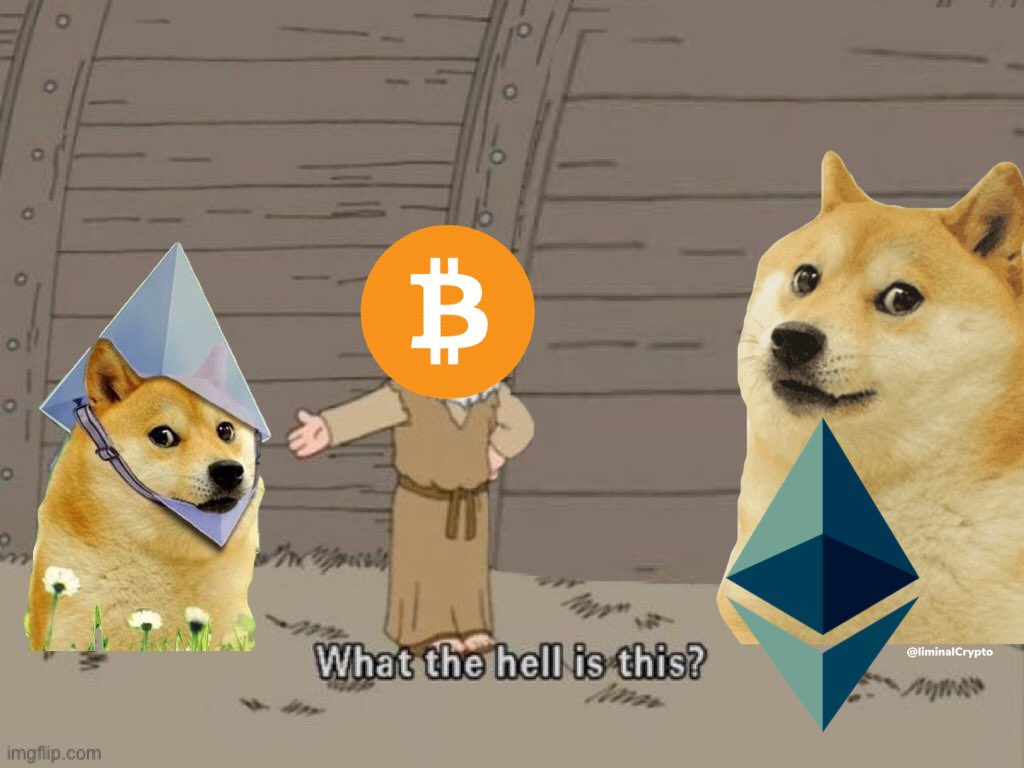 un_limi_ted_'s tweet photo. Doge-Ethereum bridge wen? 😂
#dogecoin #Ethereum https://t.co/EWibDYmqWd
