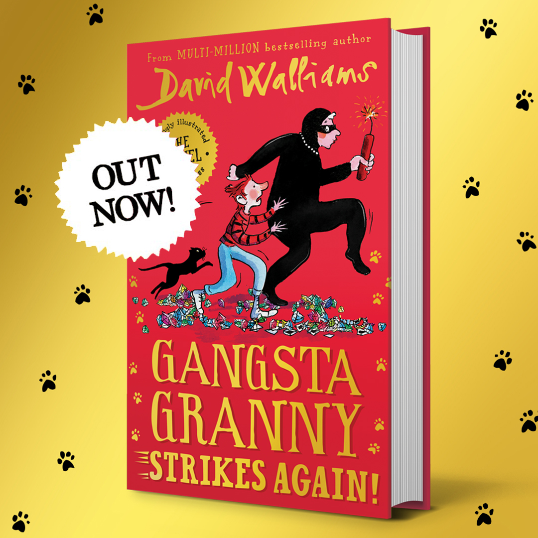 GANGSTA GRANNY STRIKES AGAIN! IS OUT NOW! 🎉

Join Ben on his quest to unravel the mystery of the return of THE BLACK CAT! #GangstaGranny

Get your copy of David Walliams' BRAND NEW book here: bit.ly/GangstaGrannyS…