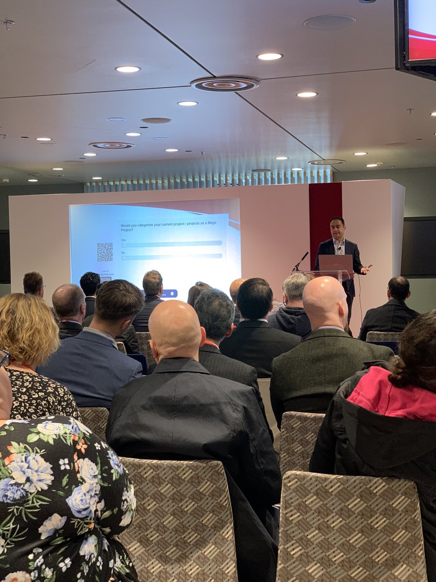 ProjConExpo's tweet photo. Standing room only at the PMO as Platform session led by @Hexagonppm  and @turnertownsend at the Megaprojects Zone.
#ProjConExpo #PCExpo2021 https://t.co/FCrRqJUwlk