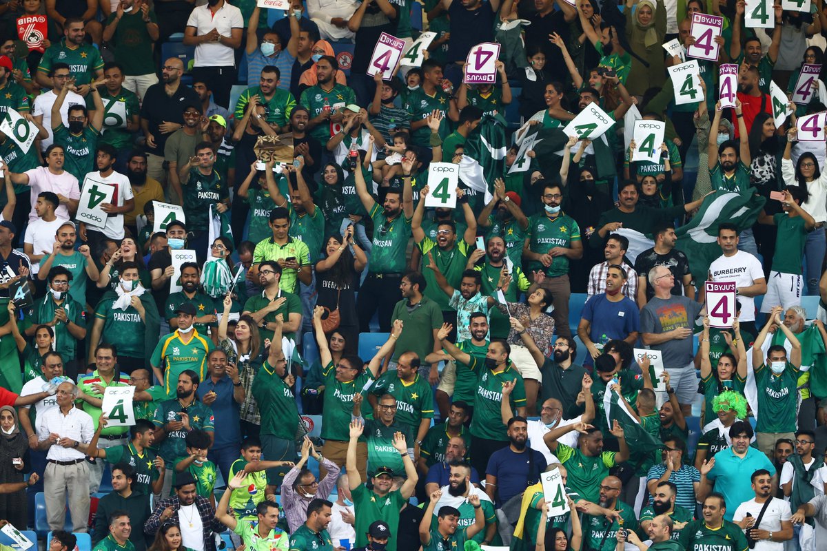 Samiburney's tweet photo. Past few weeks for 🇵🇰🏏:

Pakistan to host Australia in 2022
Pakistan to host England in 2022
Pakistan excelled at #T20WorldCup 
Babar Azam named captain of Team of #T20WorldCup 
Pakistan to host ICC Champions Trophy 2025

Congratulations all! https://t.co/OSCCXvaLUm