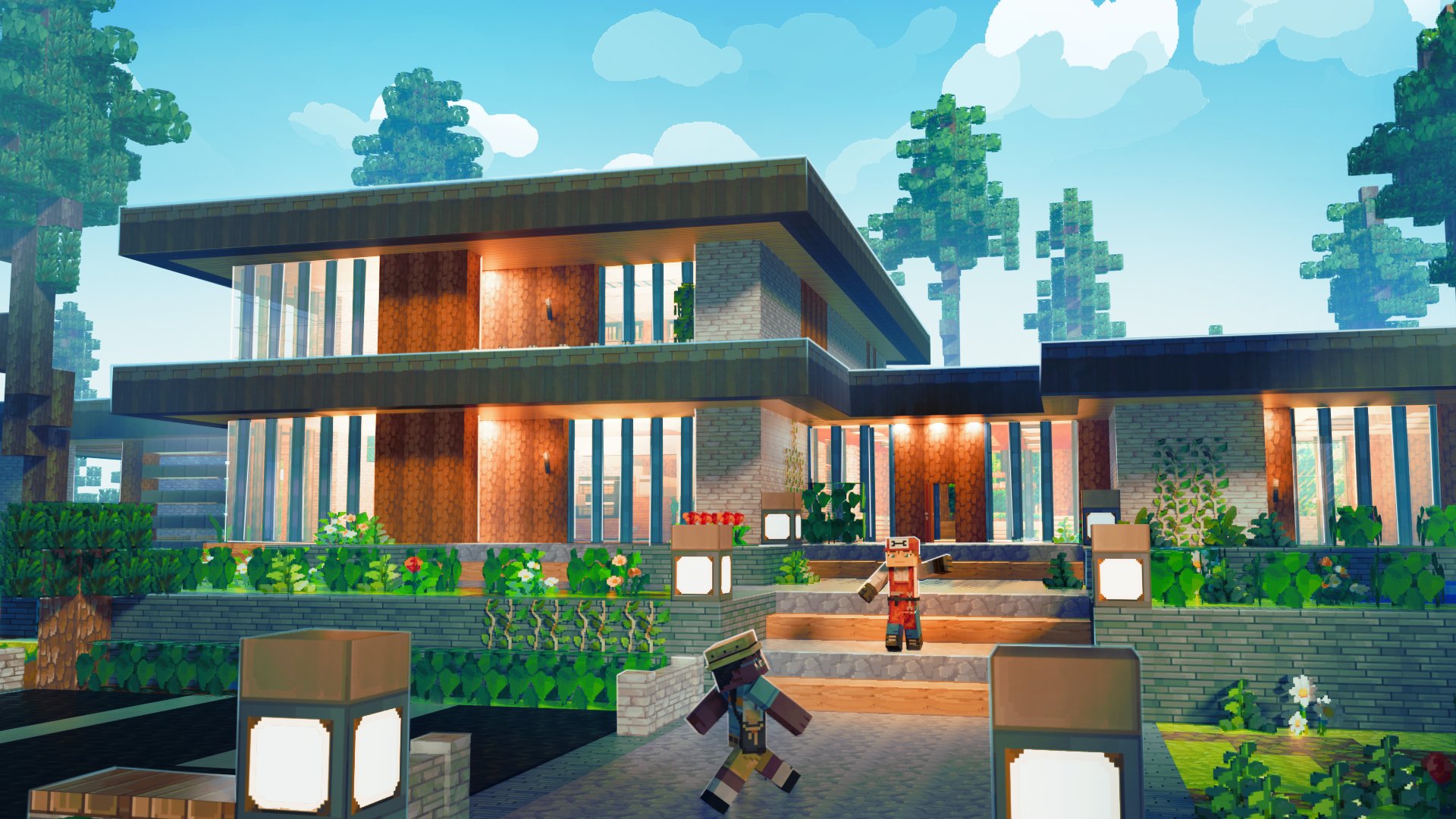 minecraft modern house texture pack