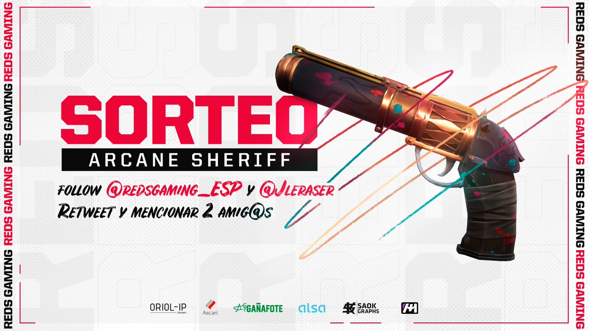 #Sorteo #Valorant #Arcane 

Sorteamos pack Arcane de Valorant
(set de coleccionista de edición limitada)

♦️ Follow <a href="/RedsGaming_ESP/">Reds Gaming E.C 🔴</a> y <a href="/Jleraser/">Jleraser Kenobi</a> 
♦️ RT y FAV
♦️ Menciona a 2 amig@s

🗓️ Tenéis hasta el lunes 22 para participar. 
¡Mucha Suerte! 🍀

#GoReds🔴🦅