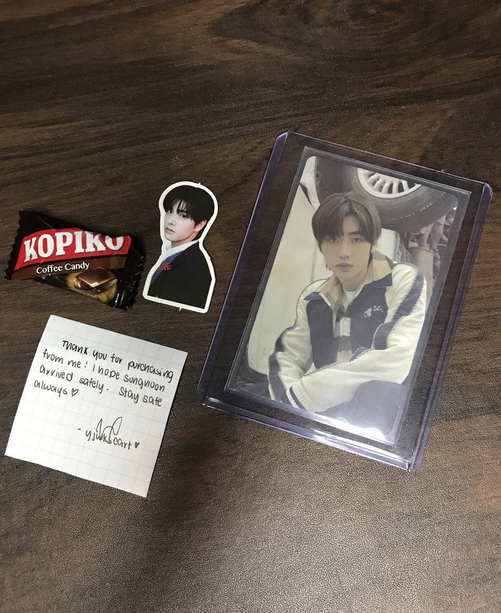 yc02haul's tweet photo. #acymails💌
thank you so much @yjwkscart for letting me adopt your hoon pc! super safe ng packaging mo at safe din sya dumating. Thank you din sa freebies! Dalawa yung candy pero kinain ko na yung isa🤣 https://t.co/bJkw8M3Wfl