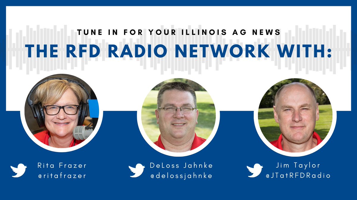 FarmWeekNow's tweet photo. Tune in to the #RFD Radio Network for the latest crop conditions, markets and policy updates. Follow #RFD reporters to get news on your Twitter feed.
Rita Frazer ➡️ 🎙️ @ritafrazer 
DeLoss Jahnke ➡️ 🎙️ @delossjahnke 
Jim Taylor ➡️🎙️ @JTatRFDRadio https://t.co/XqTr6IWzho