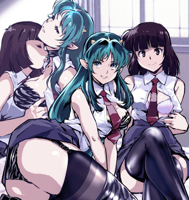 うる星やつらのようなものを描いてみた。 