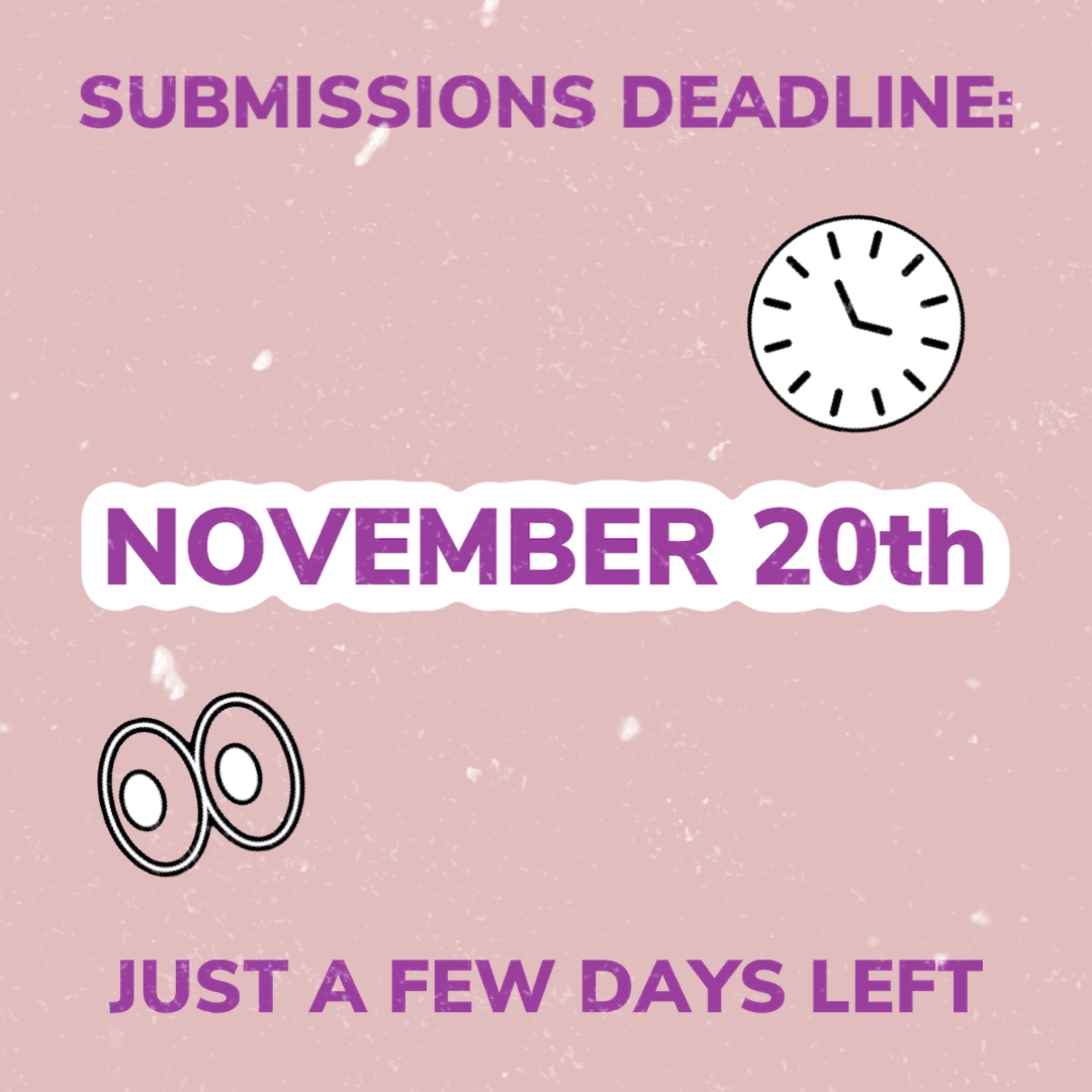 Dear friends-creators, sad but inevitable thing is about to come – the deadline for submissions. Only a few days left, we are waiting for your applications till November 20. Hurry up! 💜

All submissions are free ▶ filmfreeway.com/BerlinWebfest