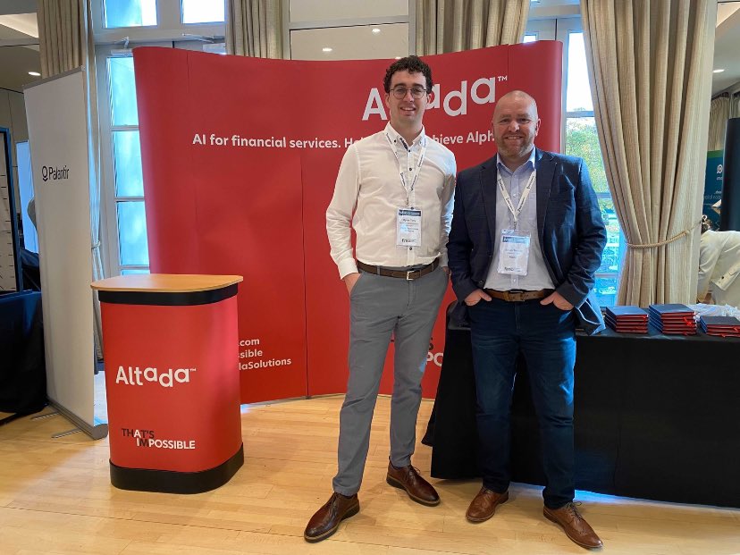 We have arrived at #FIMAEurope in London ‼️

Catch our amazing team members Gavin Teehan and Dylan Terry for a chat at stand #17 at the Hurlingham Club

We look forward to speaking with you! 

#AIpossible #Financialservices #Fintech #AI