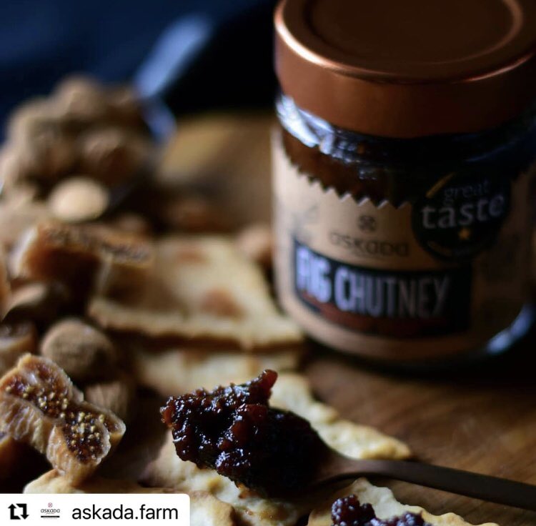 Try this delicious <a href="/ASKADAfarm/">ASKADA</a> sweet &amp; spicy award winning fig chutney with your cheese platter or just take your grilled sandwich to another level! Get your now at isleofolive.co.uk