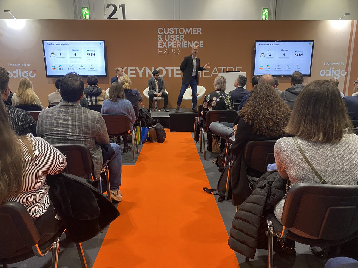 Collinson, <a href="/FreshworksInc/">Freshworks Inc</a> and <a href="/awscloud/">Amazon Web Services</a> (AWS) kick off Day 1 at #CUXexpo21 on our Keynote Theatre with their session on How omni- channel service helps Collinson
gain a 360-degree view to deliver more meaningful customer experiences.

Head over now!