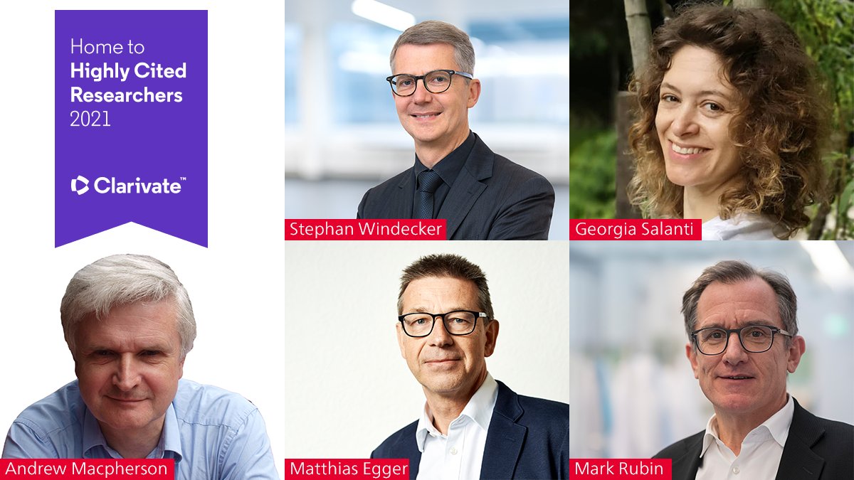 Universität Bern (@unibern) on Twitter photo Congratulations to our researchers, who are again among the world's most cited in #medicine. 🎉 sohub.io/r2d9. #highlycited2021 <a href="/ClarivateAG/">Clarivate for Academia & Government</a> #unibern
<a href="/MarkARubin1/">Mark A. Rubin</a> @Geointheworld <a href="/eggersnsf/">Matthias Egger</a> <a href="/DBMR_UniBe/">BioMedical Research</a> <a href="/inselgruppe/">Insel Gruppe</a> <a href="/PMBern/">Bern Center for Precision Medicine</a> <a href="/ISPMBern/">ISPM Bern</a> Congratulations to our researchers, who are again among the world's most cited in #medicine. 🎉 sohub.io/r2d9. #highlycited2021 <a href="/ClarivateAG/">Clarivate for Academia & Government</a> #unibern
<a href="/MarkARubin1/">Mark A. Rubin</a> @Geointheworld <a href="/eggersnsf/">Matthias Egger</a> <a href="/DBMR_UniBe/">BioMedical Research</a> <a href="/inselgruppe/">Insel Gruppe</a> <a href="/PMBern/">Bern Center for Precision Medicine</a> <a href="/ISPMBern/">ISPM Bern</a>