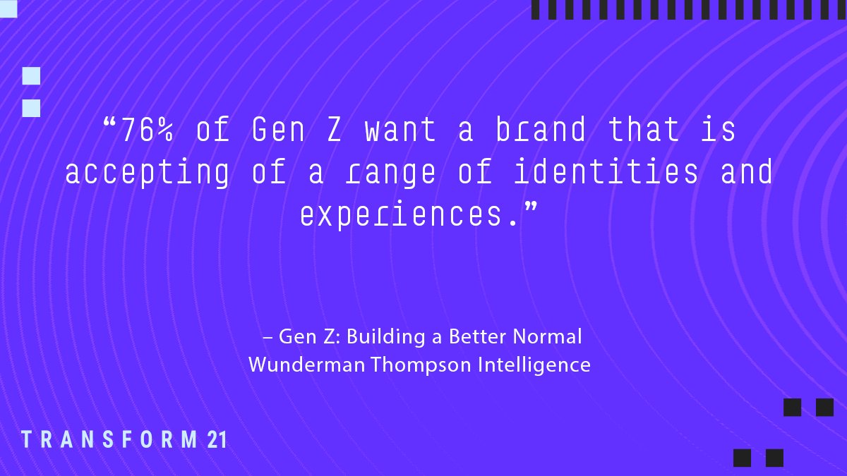 vml_global's tweet photo. Watch our session on how brands and retailers can create safe and representative retail experiences that cater for people of all genders, ethnicities, ages and abilities.
.
This is the future of retail. This is Transform: https://t.co/1Cei9hnUD8
.
#WunThompson #Transform21 https://t.co/s6z2vHr22P