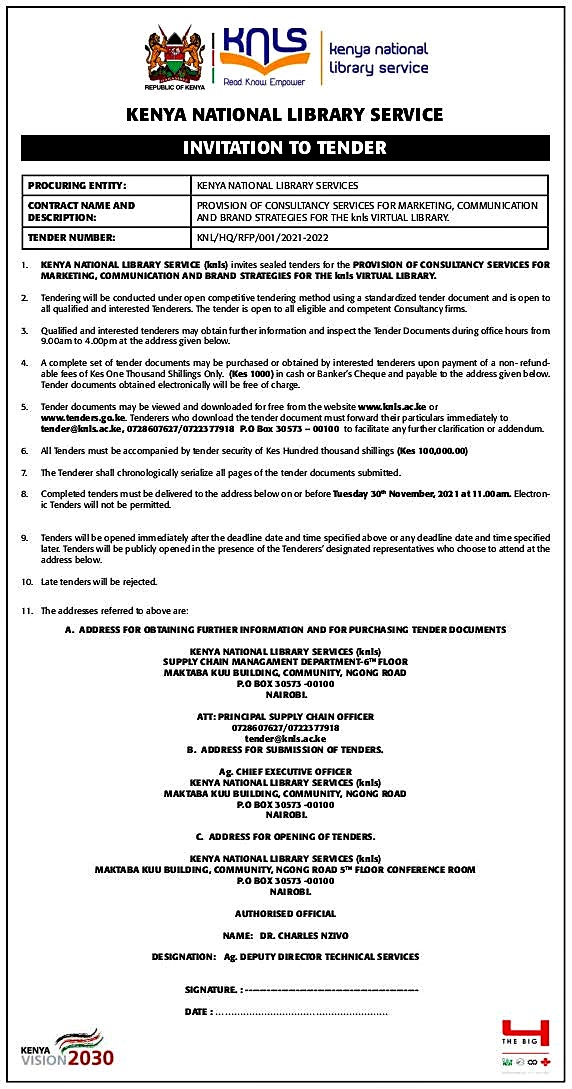 knlsmedia's tweet photo. We invite all eligible bidders to participate in this tender. https://t.co/iLNnHsVuEN