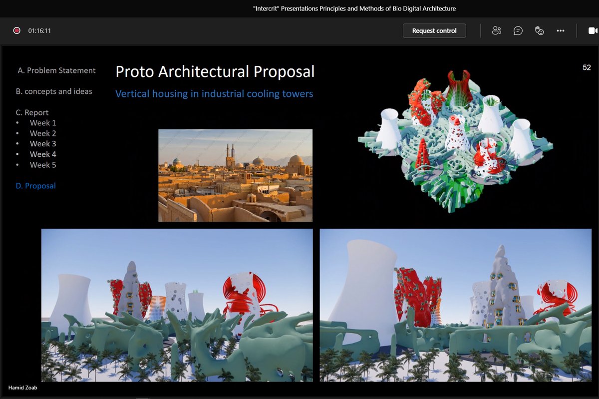 Well done to <a href="/KentArch/">Kent School of Architecture and Planning</a> MSc Bio Digital students in their first review. Really enjoyable to see the work and projects progressing. Well done all 👋