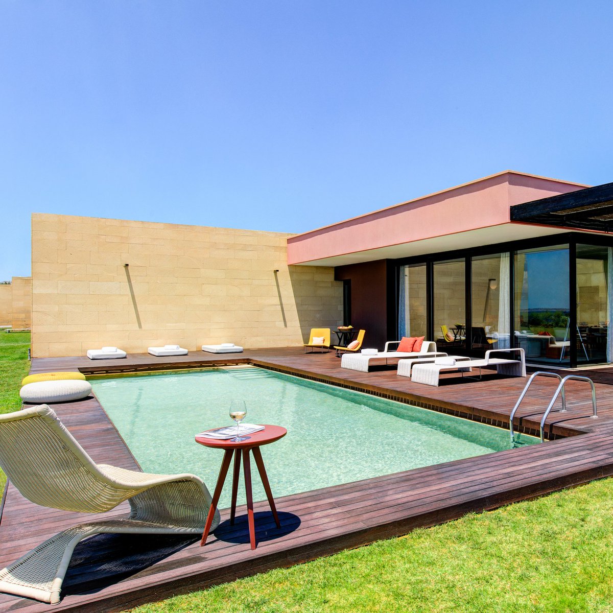 Villa Acacia is an oasis of natural materials built in harmony with the surrounding landscape.

#RoccoForteHotels #RoccoForte  
#Sicily #VerduraResort