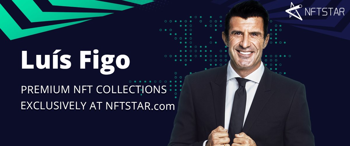LuisFigo's tweet photo. I am very happy to join the NFTSTAR family! ! !  
Can’t wait to showcase my NFT collections through this exciting platform with leading technology. If you want to own my limited digital collectible including my G.O.A.T. Moments, go to https://t.co/uBDM7RXBjM @THENFTSTAR ! https://t.co/t7yxSu4D4r