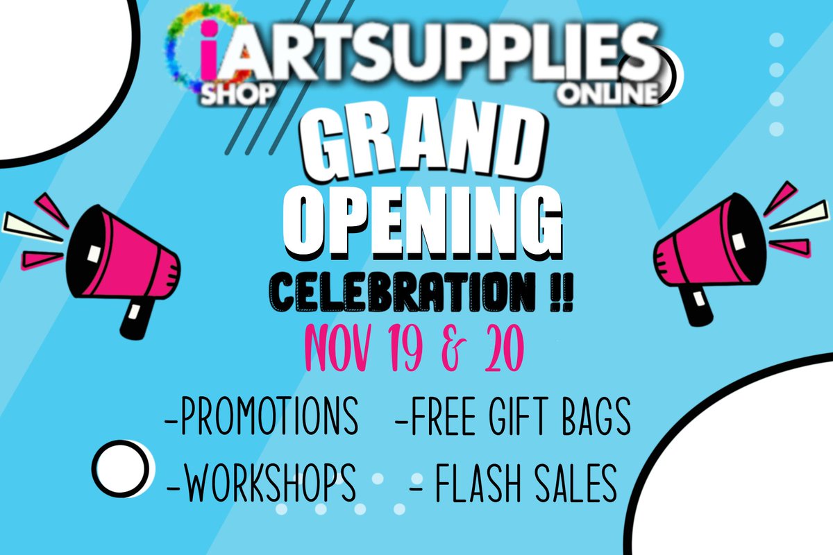 This weekend we are celebrating the opening of our new shop, come along and celebrate with us!! We will have technical workshops, flash sales, gift bags and other freebies.  - mailchi.mp/e5728d4dfc1c/y…