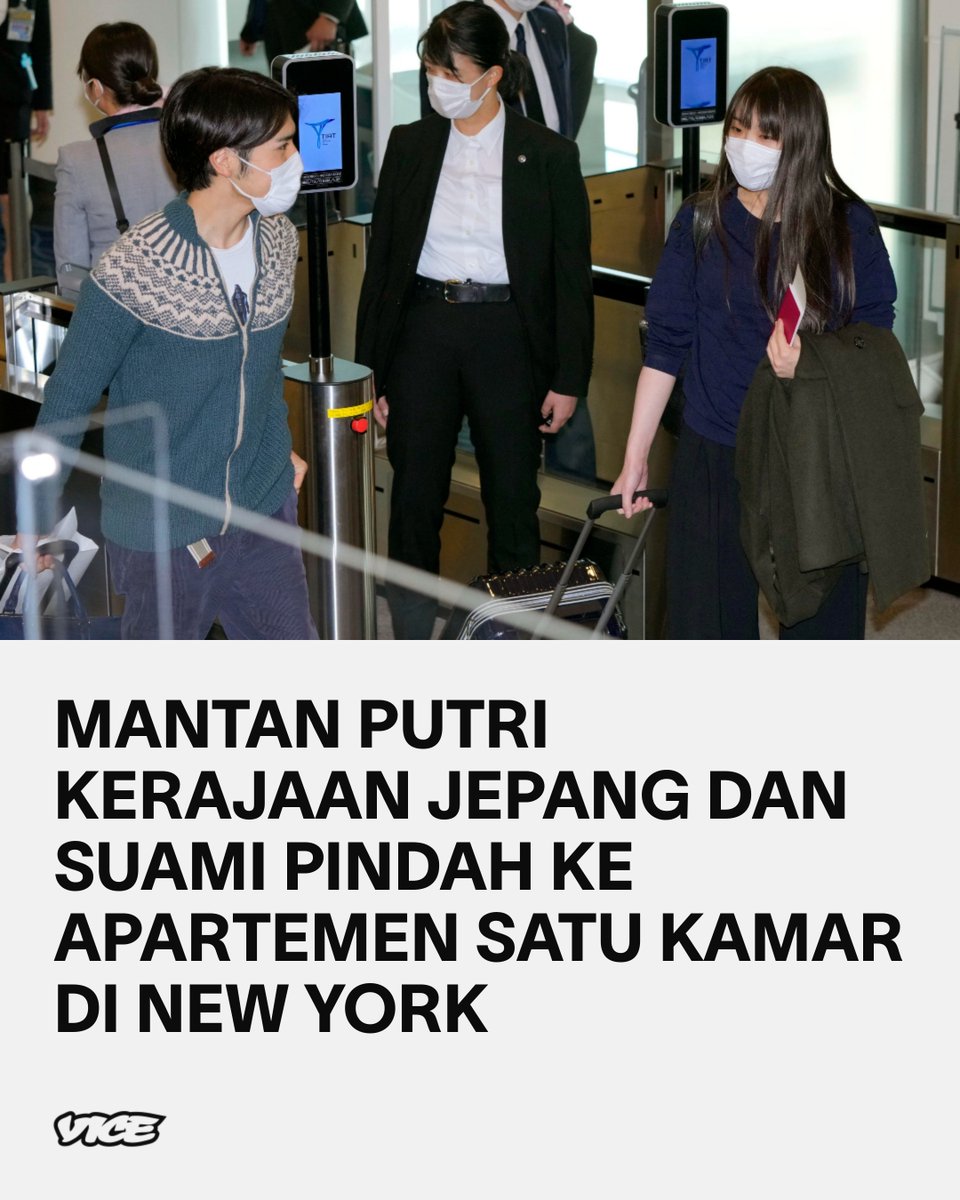 VICE_ID's tweet photo. Putri Mako, yang melepas status ningrat, berniat mencari pekerjaan sampingan untuk meringankan beban suami yang masih merintis karir di Amerika Serikat. https://t.co/VG2fEmiM2g https://t.co/lVJD84fvmt