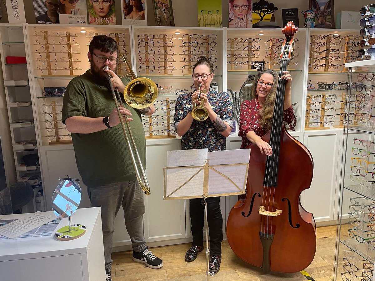 SeeTheMusic's tweet photo. It's #TeamTuesday and this week #TheMusiciansOptician talks to #TraineeManager and #SuperDuper Euphonium player James Brooks about his hopes, his career, #BrassBanding #MusicMaking and how can #SeeTheMusic. 
Read what James has to say https://t.co/47roe5HyeF https://t.co/ZupyYBDbzt