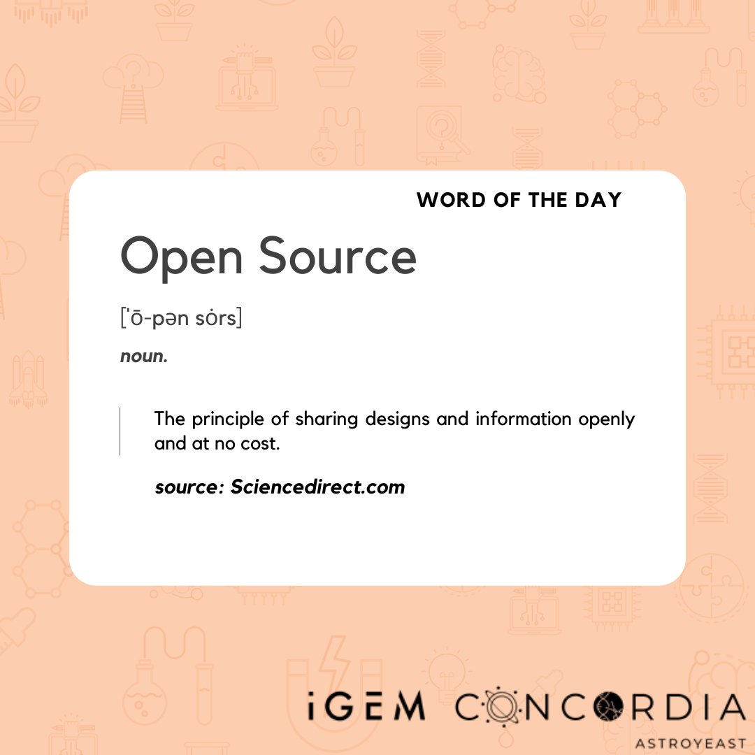 #wordoftheday #OpenSource