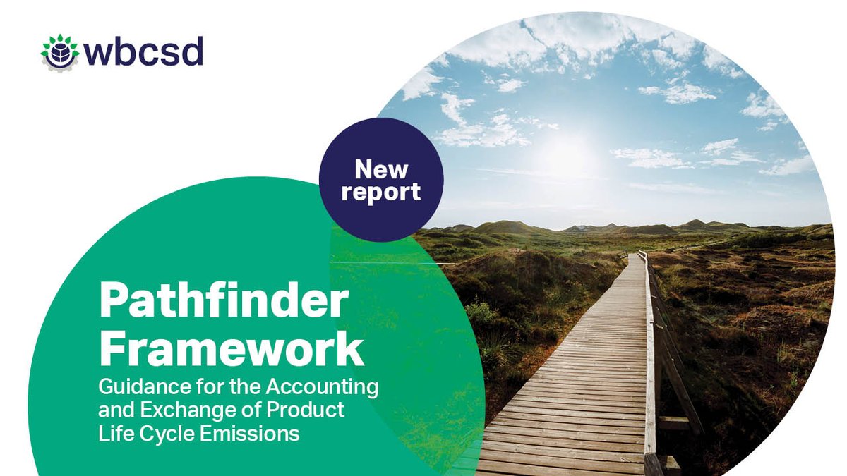 Join us at our event 'The Pathfinder Framework' by the Carbon Transparency Partnership, which will explore how the Framework can provide guidance for the calculation and exchange of product-level carbon emissions data across value chains. Register here: wbcsd.secure.force.com/GuestEventPage…