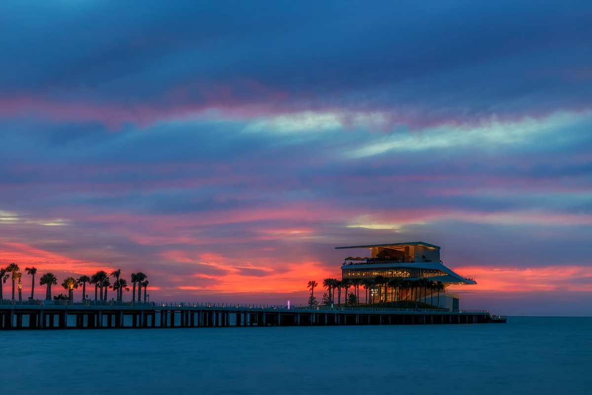 Pink Cloud Sunrise at the St Pete Pier