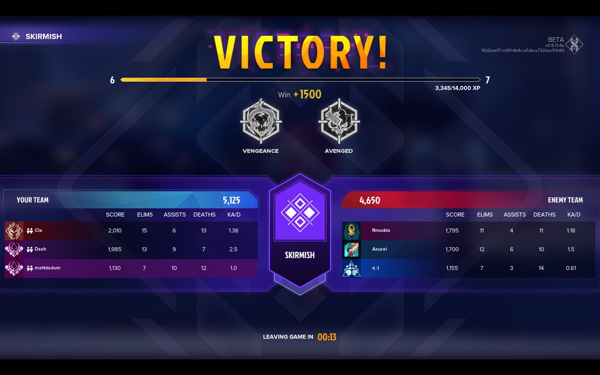 mattdadum's tweet photo. ok i know i got carried but we just schooled @AsuraiGaming  KEKW @DashCasts_ @ClarrenzeC https://t.co/4gJcE8hP6w