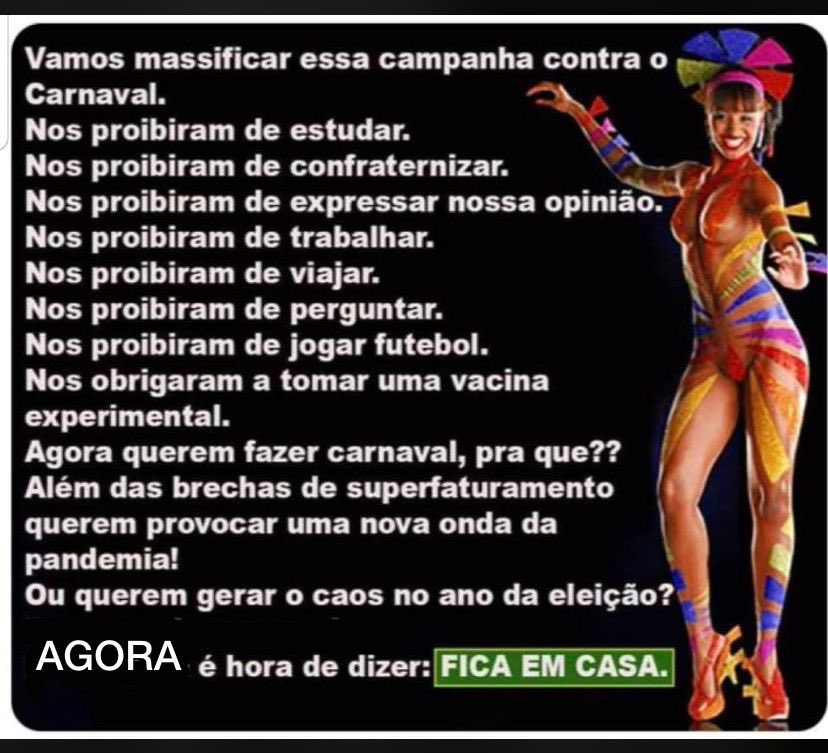 SIMONETHAWAN's tweet photo. #CarnavalFIQUEemCASA https://t.co/sbDTrLwAGt
