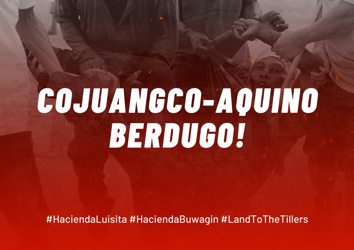 Kennethdg_'s tweet photo. Ako si Kenneth mula sa @NUSPhilippines at kaisa ako sa panawagan ng masang anakpawis para sa tunay na reporma sa lupa at hustisya para sa lahat ng biktima ng Hacienda Luisita Massacre.

Lupa hindi bala! Bigas hindi bala!

#HaciendaBuwagin
#StopKillingFarmers https://t.co/a2TLjHESTT