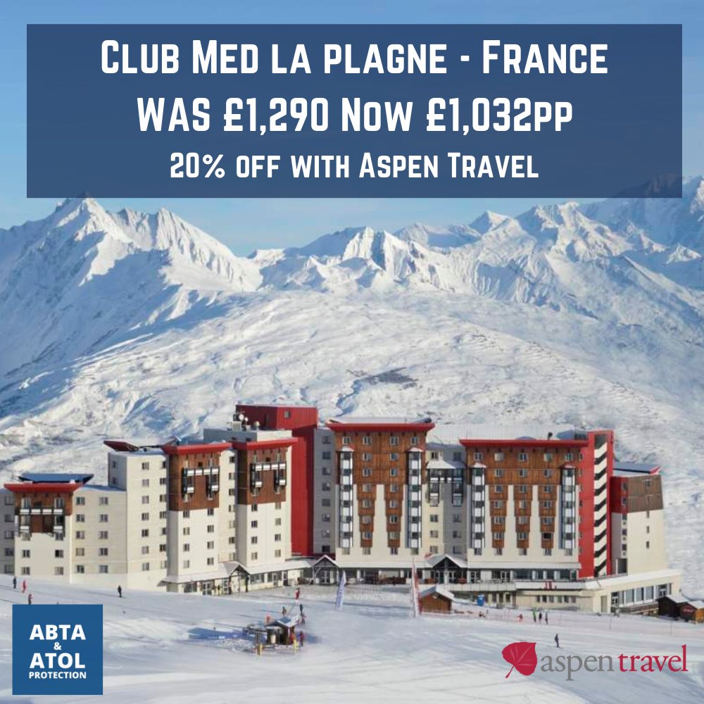 Club Med's #BlackFriday ski deals are now live to book! 

Give yourself something to look forward to in 2022 and save 20% when you book with us

Find out more here 👉bit.ly/3Cfiwuo