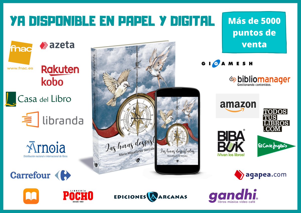 Edic_Arcanas's tweet photo. 😱¡Ya disponibles en #librerías!
👉También en nuestra #tiendaonline con #pagoseguro: 

https://t.co/1HnTEFhdq7

🗣Y en #Amazon y #PlataformasDigitales
#escritores #libros📚 #EdicionesArcanas #autoresarcanos  #literaturanacional  #historiaperfecta #regalalibros #compralibros https://t.co/MIV6crZJko