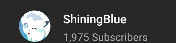 ShiningBlueYT's tweet photo. We are officially 25 subscribers away from 2K!!!! Im so freaking stoked! https://t.co/ffCi4QKLUf
