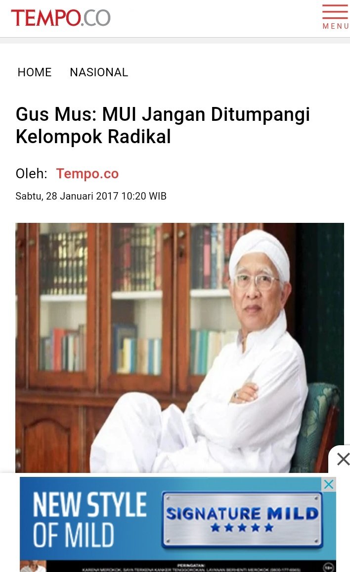FigoAntasena's tweet photo. Sejak 2017 Gus Mus sudah berpesan MUI jgn ditumpangi kelompok radikal. #bubarkanMUI https://t.co/oLMF1EHMIt