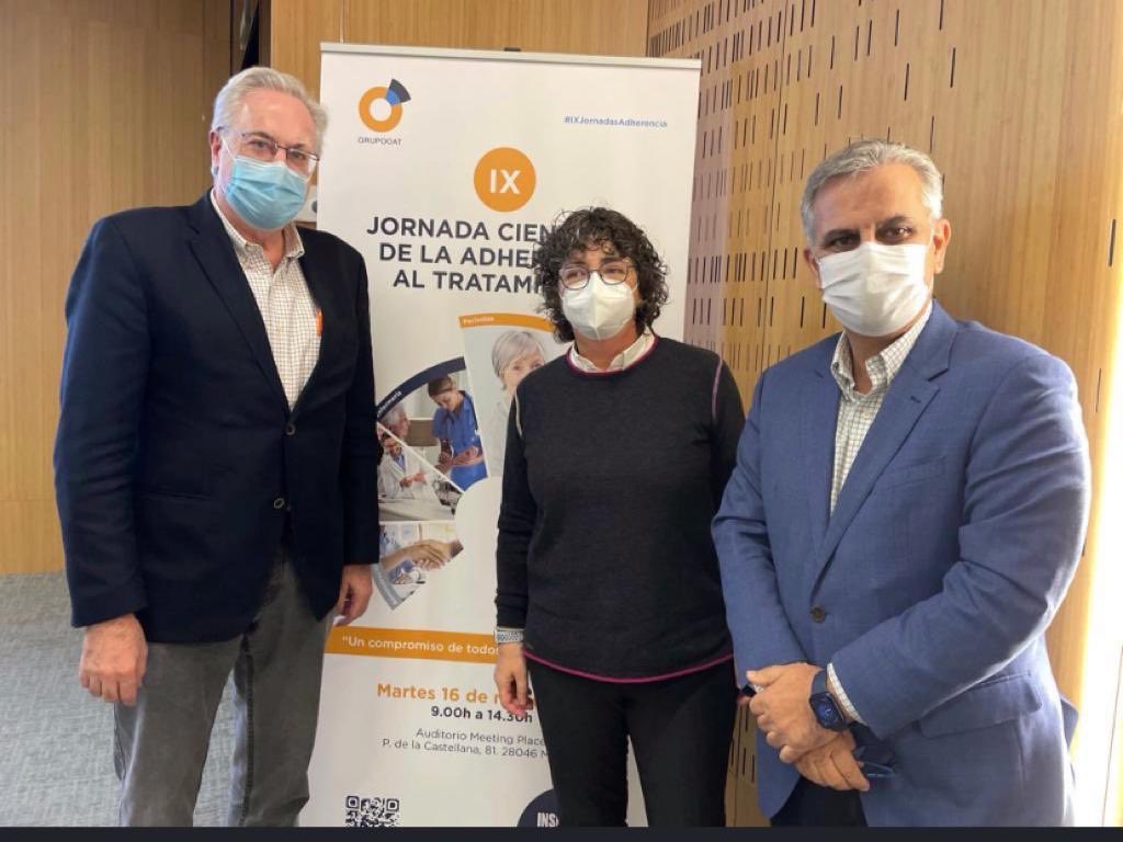 PresiCOFSCTFE's tweet photo. En las IX jornadas científicas de adherencia a los tratamientos #oat #adherencia #COFSCtfe https://t.co/EkQdqVKdLN