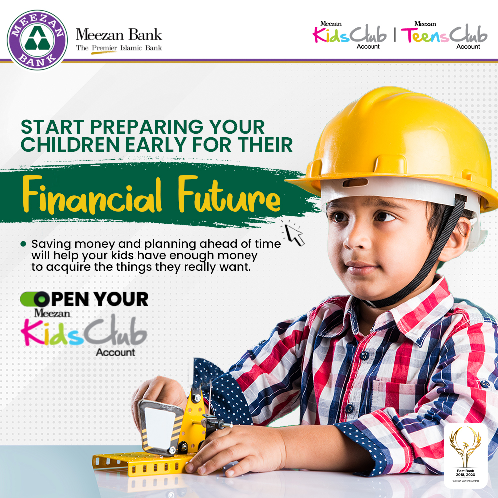 MeezanBankLtd's tweet photo. Inculcate the habit of setting saving goals in your children so they can fulfil their wishes from an early age.
Open your children’s Kids or Teens Club Accounts with Meezan Bank today:
https://t.co/OBP3t43Nec & https://t.co/1t0GVP7rrE
#MeezanBank #BankingforKids https://t.co/ULKNY6r4km