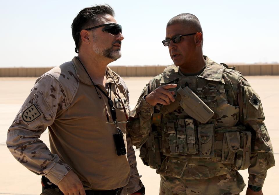 usarmycentral's tweet photo. #TeamTuesday energy courtesy of our #TaskForcePhoenix family and #PartnerNation aviation teammates! @CENTCOM @CalGuard @TFSpartan @CJTFOIR #StrongerTogether https://t.co/4Lu7IKO7c8
