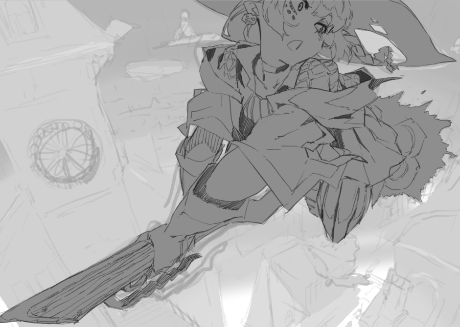 無理せず手空いたときに描けそうなとこから描いてくのが精神衛生上良さそう 